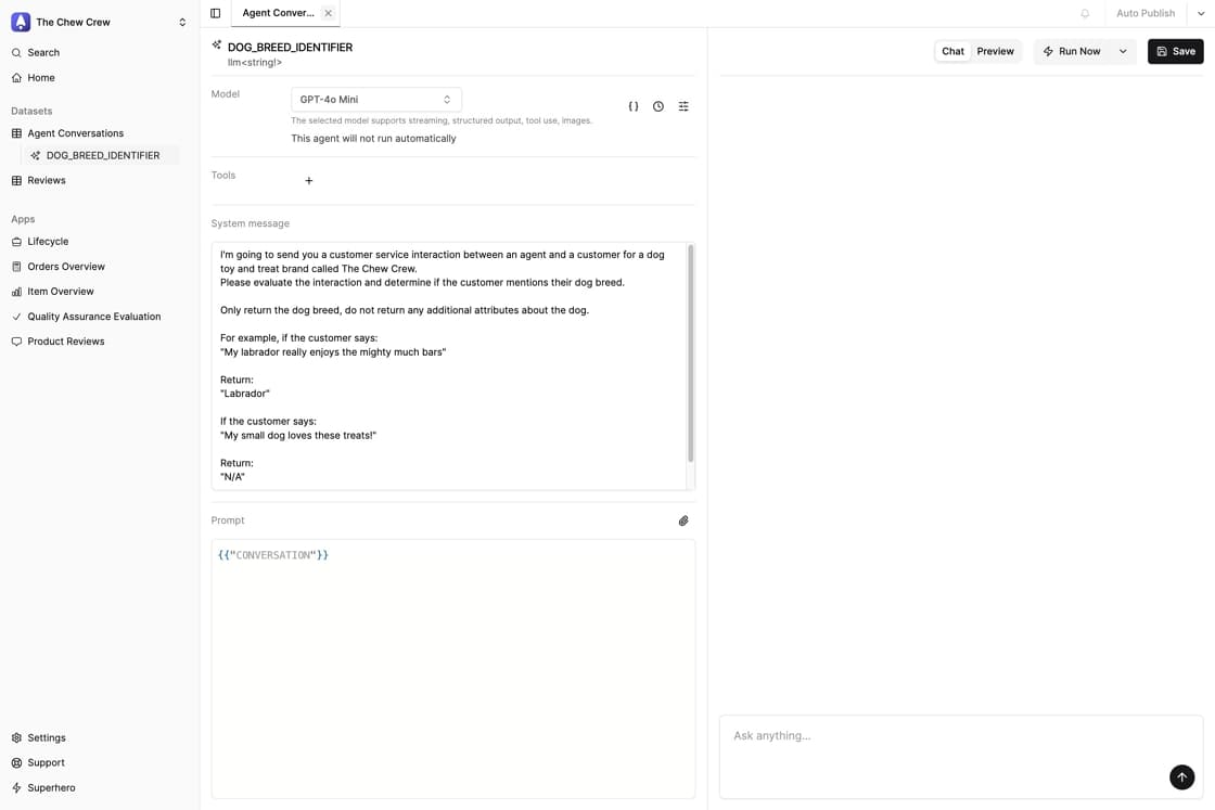 Column editing page showing the unified interface that all three methods lead to