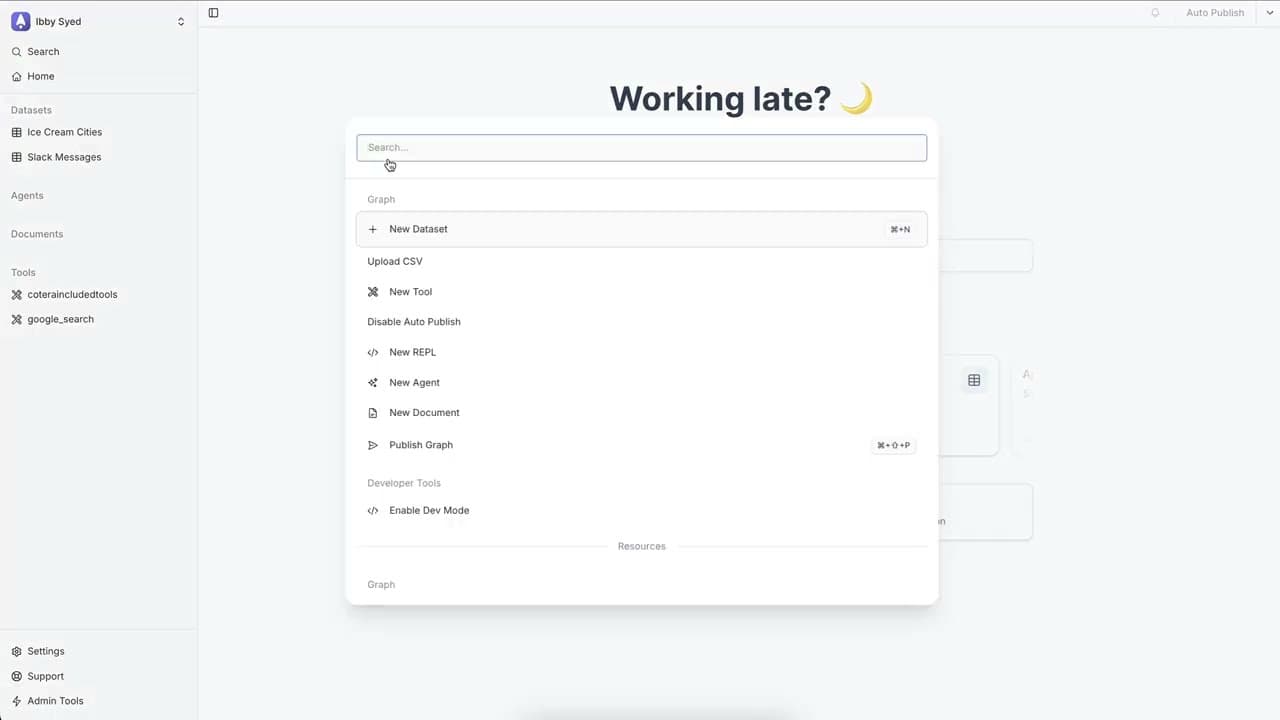 Create a dataset from CSV upload tutorial